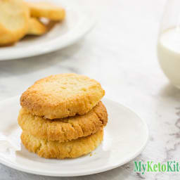 Low Carb Vanilla Shortbread Cookies