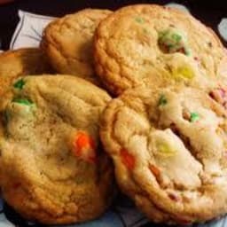 M & M Peanut Butter Cookies