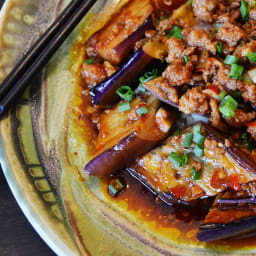 Ma Po Eggplant in Garlic Sauce