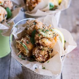 Mac and Cheese Stuffed Fried Zucchini