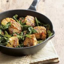 Main - Scallops & Spinach