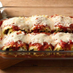 Make-Ahead Meat-Lovers' Lasagna Roll-Ups