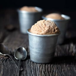 Malted Milk Chocolate Bourbon Ice Cream