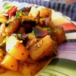 Mango-Bacon-Butternut Squash Hash