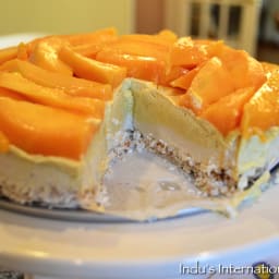 Mango Cashew Cake (Mango Cashew Pie)