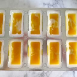 Mango Yogurt and Banana Popsicles