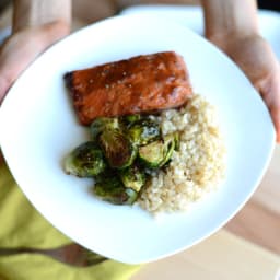 Maple Apple Carmalized Salmon