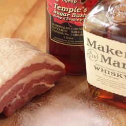 Maple Bourbon Bacon, Grits and Eggs – #Charcutepalooza meets #PennyPalooza