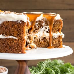 Maple Caramel Carrot Cake