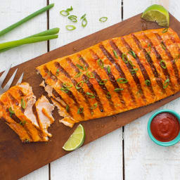 MAPLE SRIRACHA SALMON