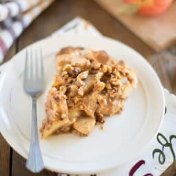 Maple Walnut and Sharp Cheddar Apple Pie