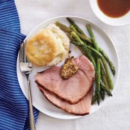 Maple Mustard-Glazed Ham