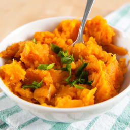 Mashed Maple Sweet Potatoes