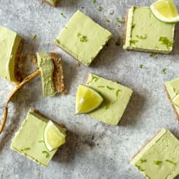 Matcha Lime Ice Cream Bars