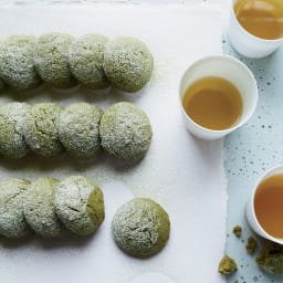 Matcha Tea Cake Cookies