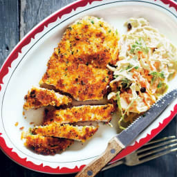 Matt Preston's homestyle chicken schnitzel