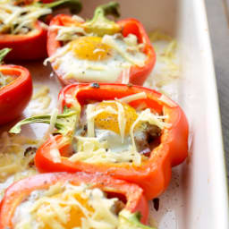 Meal Prep: Breakfast Stuffed Peppers