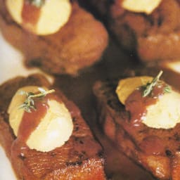 Medallions of Venison with Poivrade Sauce