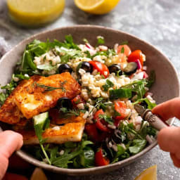 Mediterranean Brown Rice Salad