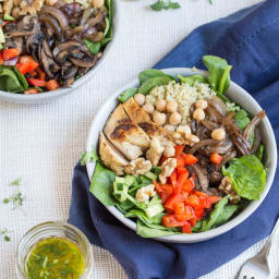 Mediterranean Quinoa Chicken Salad