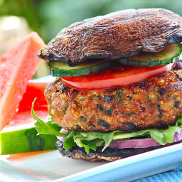 Mediterranean Turkey Burgers - Janet and Greta