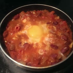 Mexican breakfast (huevos rancheros)