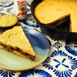 Mexican Tamale Pie (Tamal de Cazuela) With Black Bean Filling Recipe