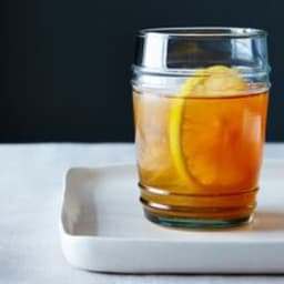 Meyer Lemon-Vanilla Bean Bourbon Smash