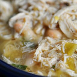 Microwave White Chicken Chili