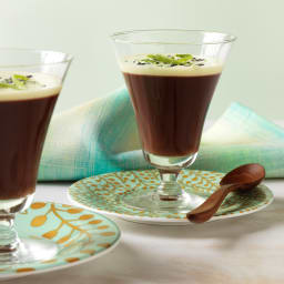 Milk Chocolate Crémeux with Sesame Crème Anglaise