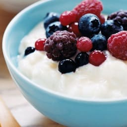 Milk rice pudding