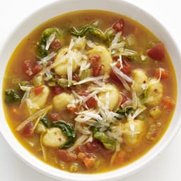 Minestrone with Gnocchi