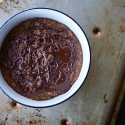 Healthy Mint Dark Chocolate Oatmeal