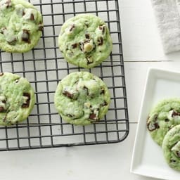 Mint Chocolate Chip Cookies