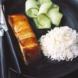 Miso-marinated salmon