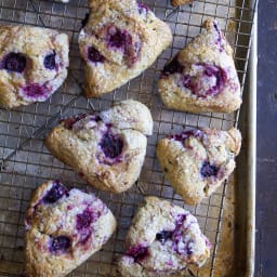 Mixed Berry and Jasmine Tea Scones