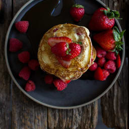 Mixed Berry Ricotta Pancakes