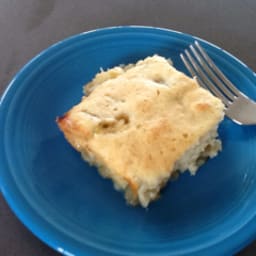 Mom's Rhubarb Cobbler