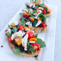 Mozzarella Bruschetta Toast