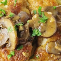 Mushroom Chicken Piccata