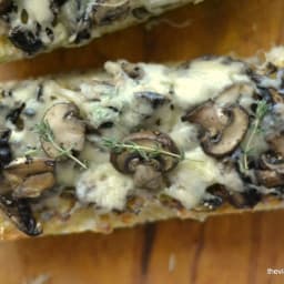 Mushroom & Gruyere Bruschetta