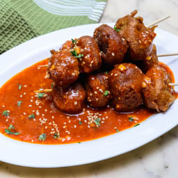 Mushroom in Honey Chilli Sesame Sauce