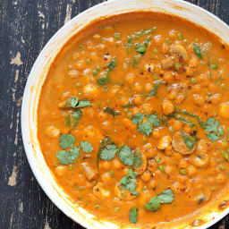 Mushroom Matar Masala