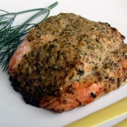 Mustard Coated Salmon