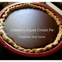 MY GRANNY’S COCOA CREAM PIE