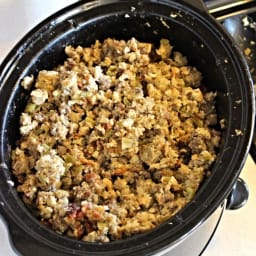 Nana Bessie's Sausage Stuffing, A Crockpot Recipe