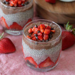 Neapolitan Chia Pudding