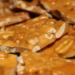 NEVER FAIL MICROWAVE PEANUT BRITTLE   