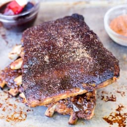 Ninja Food Ribs with Raspberry BBQ Glaze