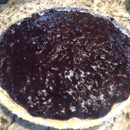 No Bake Blueberry Cream Cheese Pie